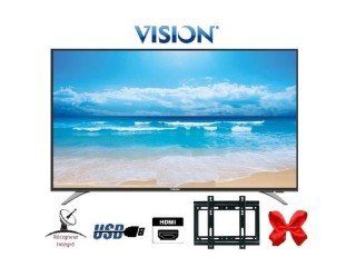 Vision TV 32" Pouces HD Led VISION Recepteur integré + TNT + HDMI + USB - Garantie 1 AN + Support Mural